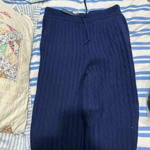 Polo by Ralph Lauren Navy Cable Knit Joggers